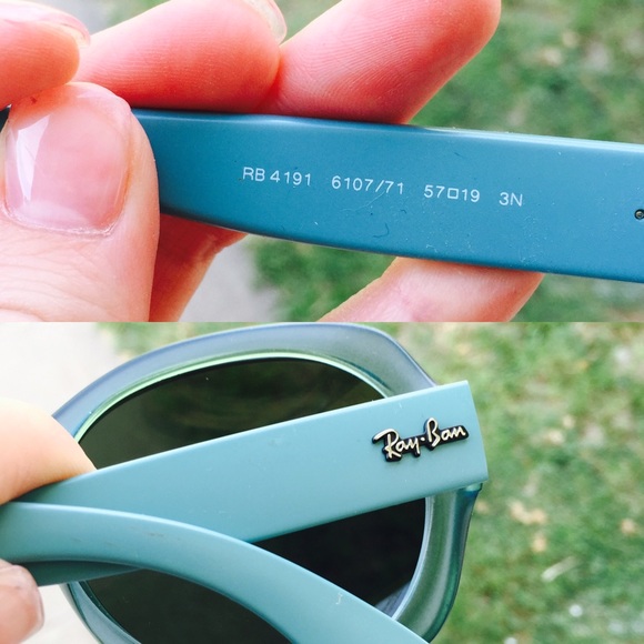 {rayban} blue rb4191 sunglasses - Picture 2 of 4