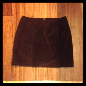 Old Navy Suede Miniskirt