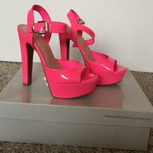 Jessica Simpson Papaya heels