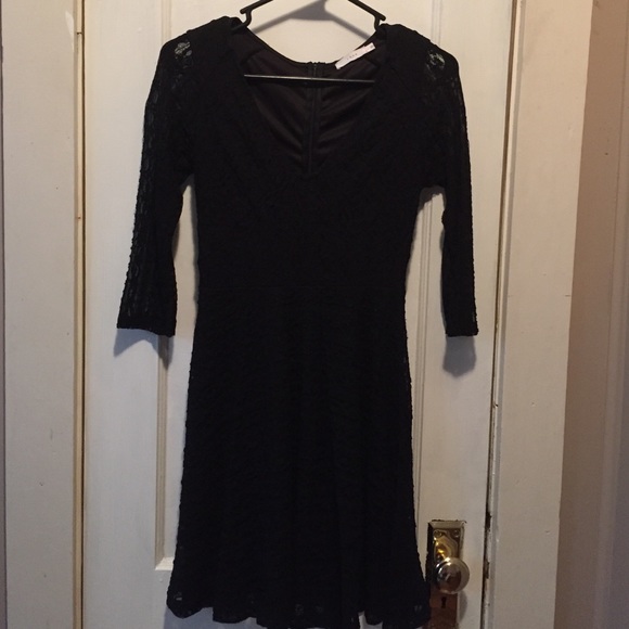 Nordstrom- Lush- Lace Black Flapper