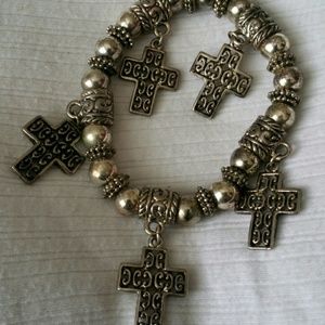Vintage cross braclet
