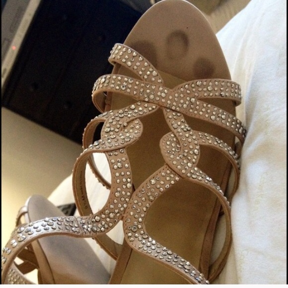 SPARKLY AND STRAPPY HEELS - Picture 4 of 6