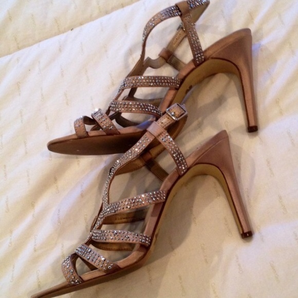 SPARKLY AND STRAPPY HEELS - Picture 5 of 6