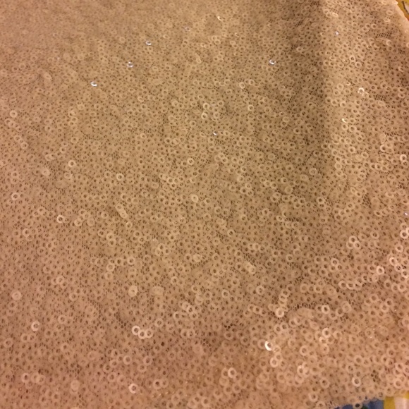 Anthropologie Light cream sequin skirt. - Picture 2 of 4