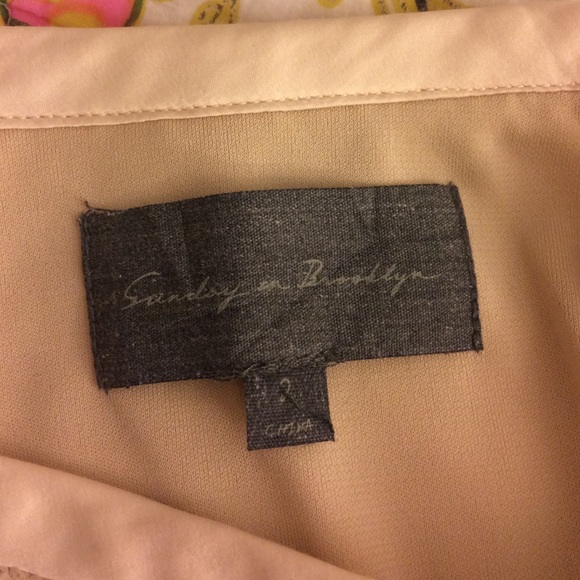 Anthropologie Light cream sequin skirt. - Picture 4 of 4