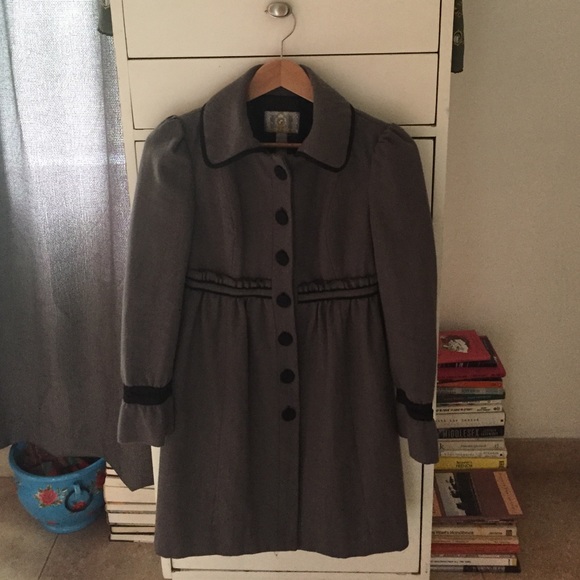 Forever 21 Wool Blend Coat, Size Small