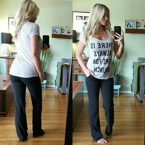 RESERVED Black Bootcut Yogas - Picture 2 of 4