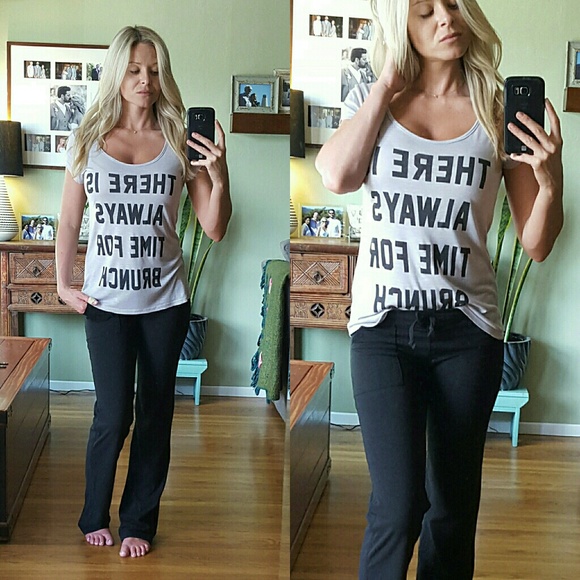 RESERVED Black Bootcut Yogas - Picture 4 of 4