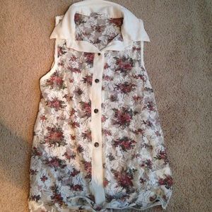 Floral top from papaya