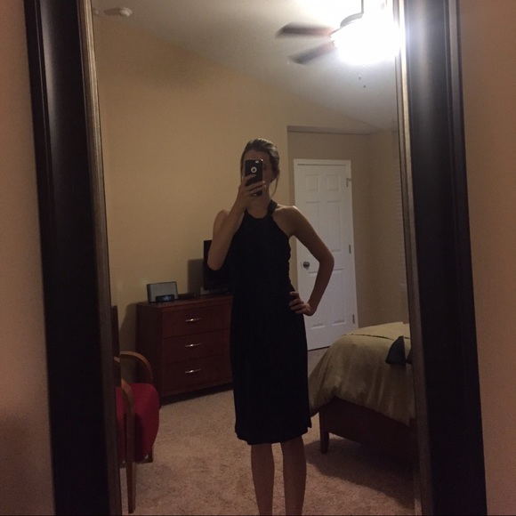 Black Loft knit dress