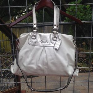 Leather Coach Handbag
