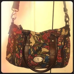 Fossil Floral Bag
