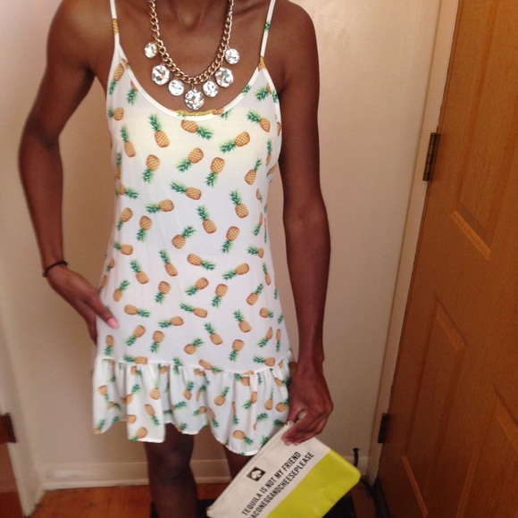 Audrey 3 + 1 Dresses & Skirts - Final Audrey 3 + 1 Pineapple Sundress Size Small