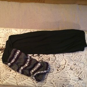 Leggings with Sewn-In Leg Warmers