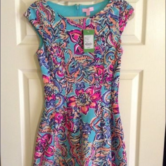 Lilly Pulitzer Bait and Switch patterned dress