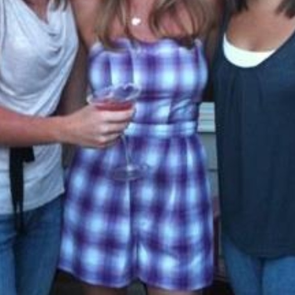Strapless romper