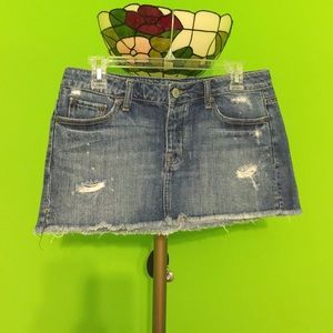American Eagle blue jeans skirt!