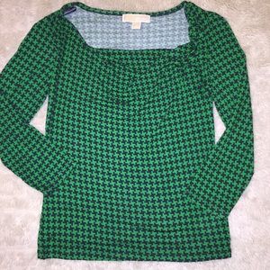 Nwot's Michael Kors green top XS fits like a S