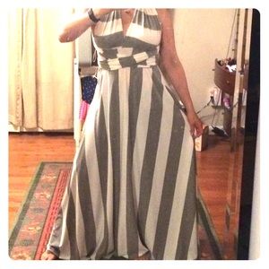 Multi Functional wrap maxi dress