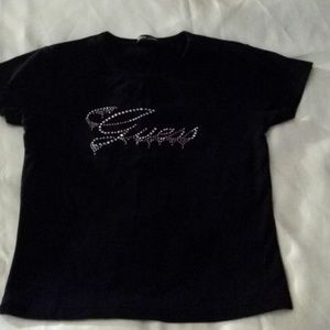 TANK TOP BLACK GUESS JEANS