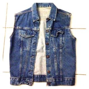 Vintage Jean Vest