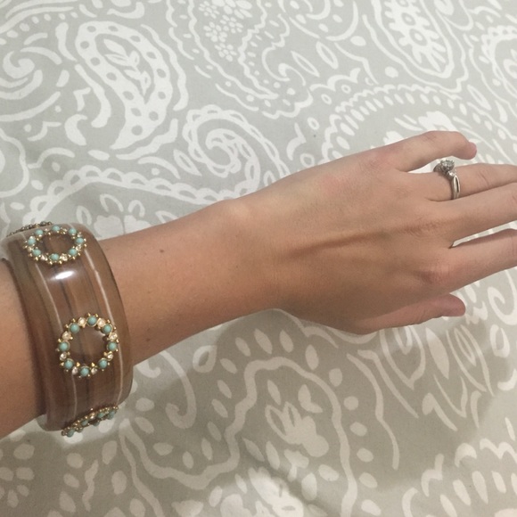Turquoise accent bangle - Picture 2 of 3