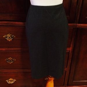 Dark grey Banana Republic skirt.