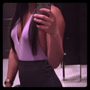 American Apparel lavender leotard