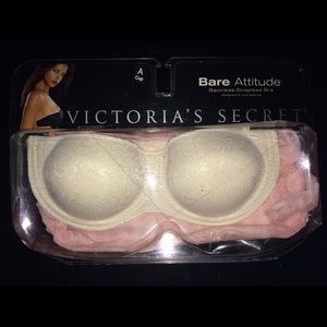 A strapless, backless bra