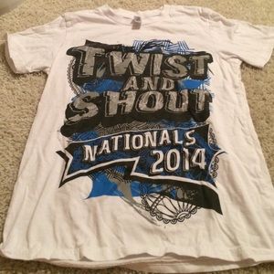 twist and shout nca tshirt 2014