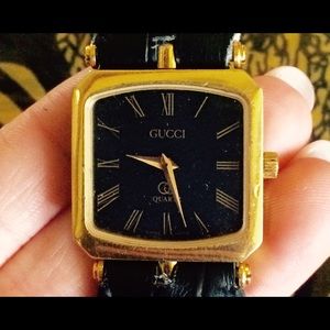 SOLD 💔 Gucci 14K Yellow Gold Plated Watch Face