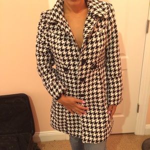 Black & White Peacoat