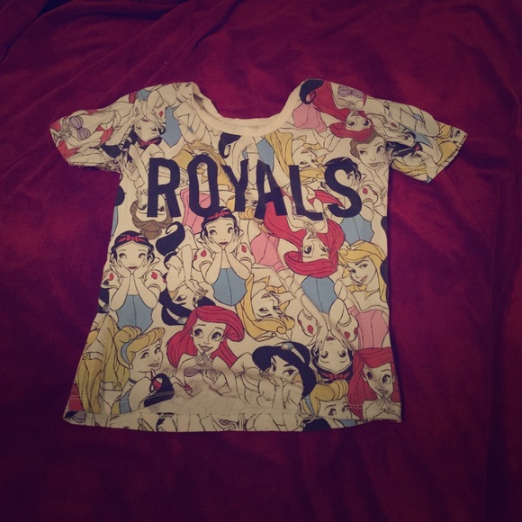 Royals Disney Princess crop top