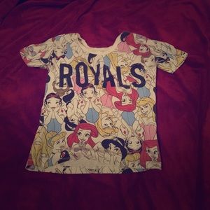 Royals Disney Princess crop top