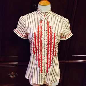 Zara striped shirt.