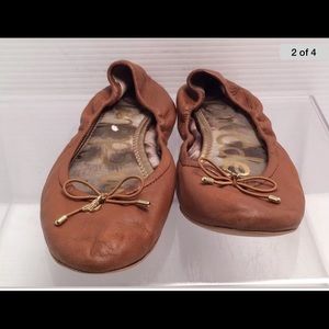 Sam Edelman brown leather flats size 6