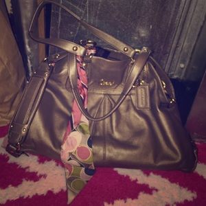 Coach leather handbag