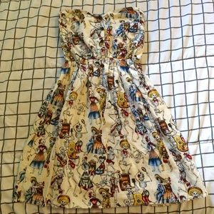 Reko London Strapless Skeleton Dress