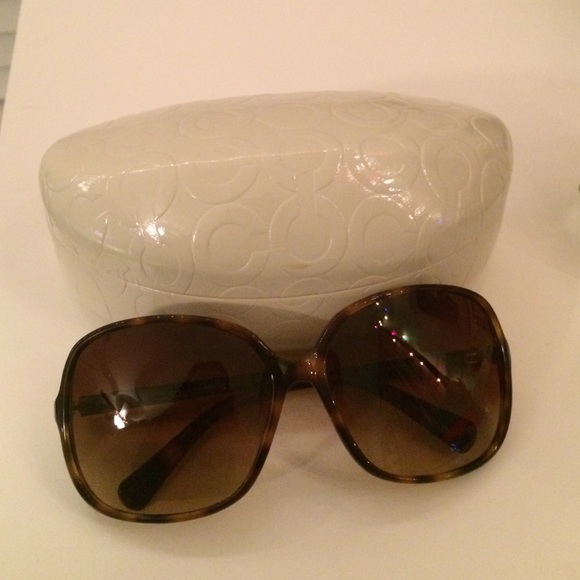 Tortoise Large Coach Sunglasses