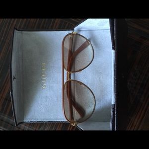 Authentic Gucci Aviator Sunglasses