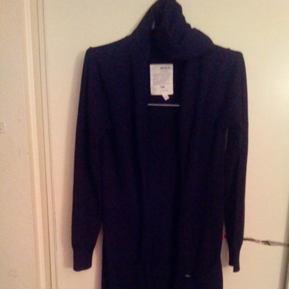Black robe like sweater
