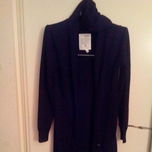 Black robe like sweater