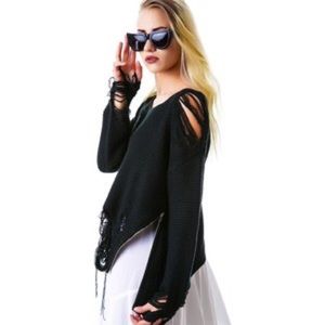 UNIF Hangover Sweater in Black