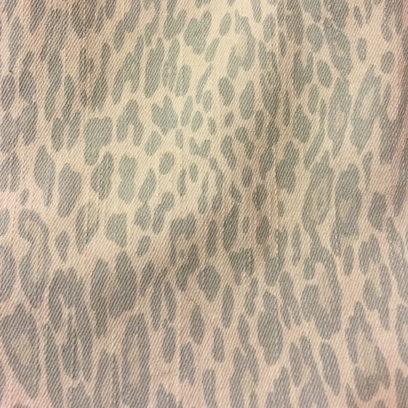 Leopard print blue jeans - Picture 2 of 4