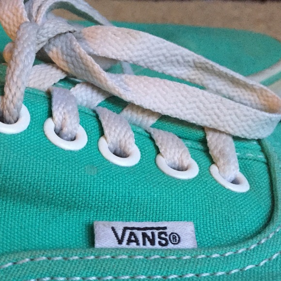 Teal vans - Picture 2 of 2
