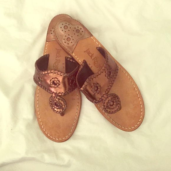 Jack Rogers Shoes - bronze Jack Rogers size 8