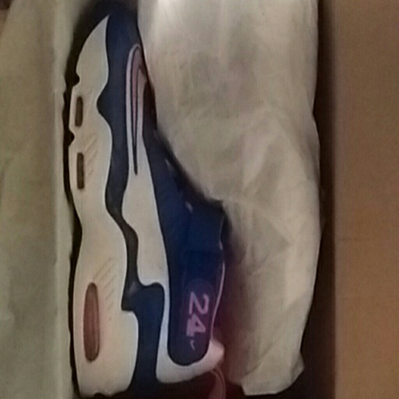 Blue & Pink High Top Nike Sneakers - Picture 1 of 1