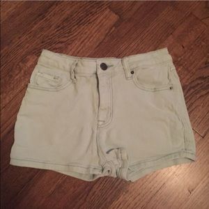BDG mint high waisted shorts
