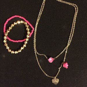 Necklace and Bracelet bundle