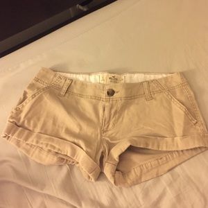 Tan Hollister shorts!